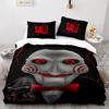 Chainsaw Fright Bedding Set Single Twin Full Queen King Size Halloween Bed Set Aldult Kid Bedroom Duvet cover Sets 3D Print 011