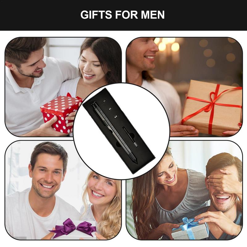 Pen With Tools Multi-Function Tool Pen 8 In 1 Ruler Pen Gadget Pen Stocking Stuffers For Adults Men For Birthday Christmas For