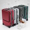 Aluminiumrahmen Reisekoffer Universal Wheel Trolley PC Box Trolley Gepäcktasche Herren Business 20 Zoll Handgepäck