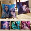 Epic Martial Chinese Anime SSoul Land Cushion Cover Pillowcase Antidustmite Living Room Sofa Decor Cushion Room