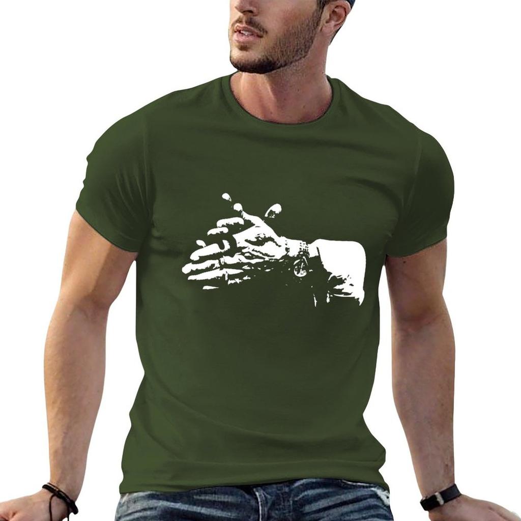 Palmas Flamenco Hands T-Shirt Blacks Kawaii Clothes Summer Tops Graphics T Shirts for Men Cotton