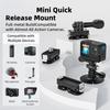 Quick Release Camera Mounting System Locking Mechanism Accessory Mount Lightweight Aluminum Construction for DSLR Camera