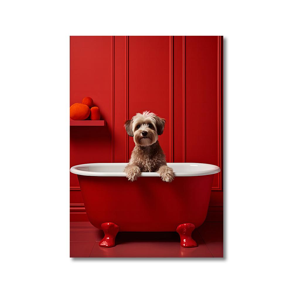 Funny Animals Toilet Canvas Painting Prints Gorilla Elephant Cat Dog Wall Art Poster Picture for Bathroom Room Home Decoration