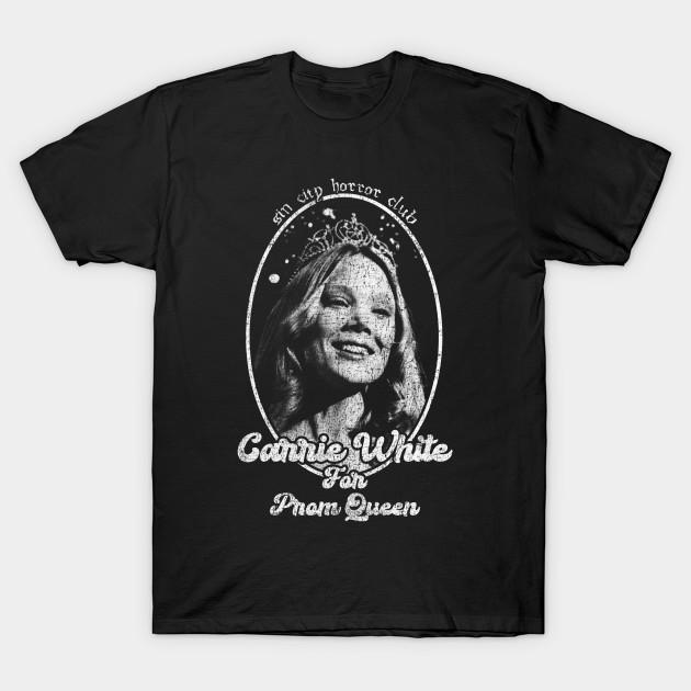 

Men Black Print T-shirt Schc - Carrie White For Prom Queen No-Cut Transfer Paper Print Cotton Tshirt - Men s Summer Cotton Gr... S разноцветный
