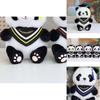 Charming Graduation Panda Plush Toy Adorable Stuffed Animal With Customizable Logo