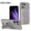 For Infinix Note 40 Pro Case Infinix Note 40 Pro+ Phone Case Note 40 Pro Plus Cover Magnetic Mounting Bracket Protect Back Cover