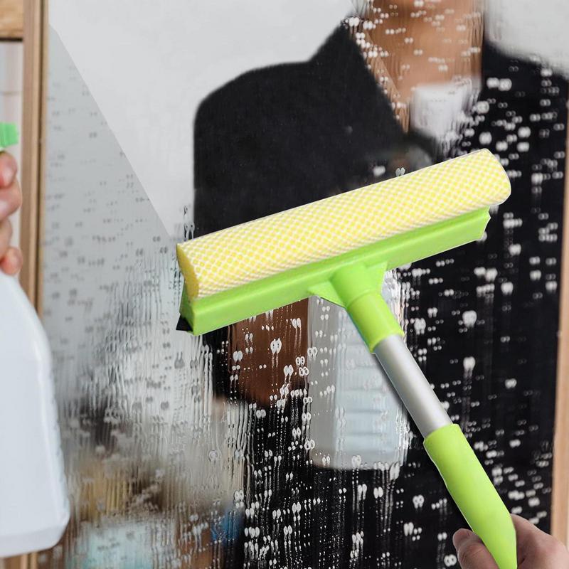 Glass Wiper for Window Auto Window Cleaning Scraper Squeegee Detachable Design Handheld Squeegee for Window Shower Door Wall