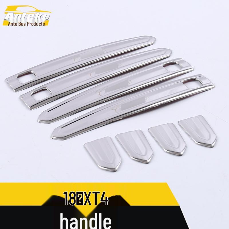 XT4 Handle Trim: Bright Strip, Door Armrest Buckle, and Handshake Decoration for 18 Models