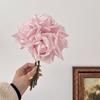5 Bündel Real Touch Rosenblüten Künstliche Große Blüte Falsche Rose für Zuhause Büro Hochzeitsfeier Dekoration Innenbereich Blumendekorationen Tischmittelstücke
