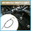 BULLSPANN Motorcycle Throttle Cable Black Rubber Line For Honda CG125 Replacement Parts Accessories