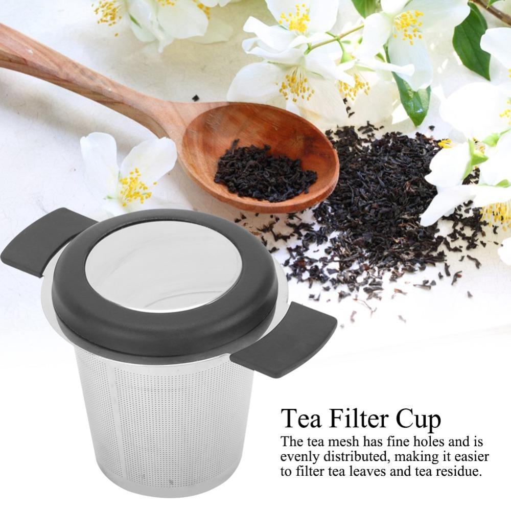 Fine Mesh Tea Infuser Silver Tea Diffuser Basket Tea Accessories Loose Leaf Tea Infuser  Most Mugs