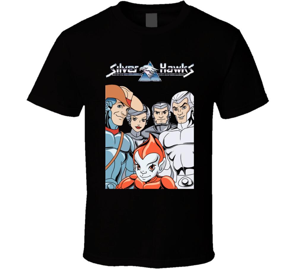 Silver Hawks 80s Cartoons Retro T Shirt