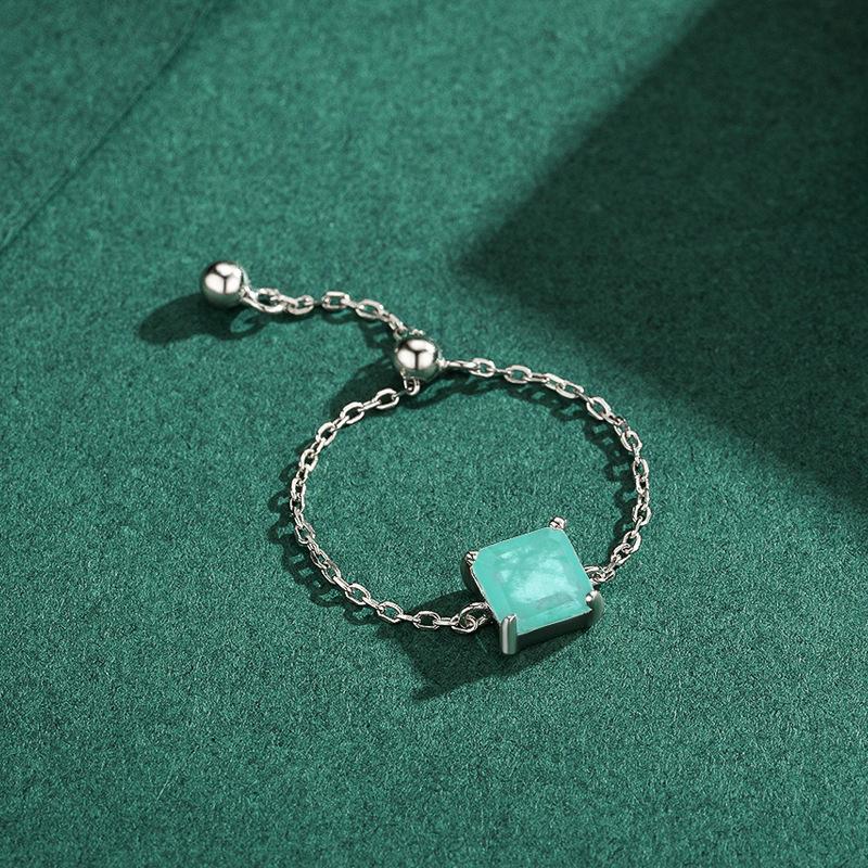 Tancise Classic 925 Sterling Silver  Zircon Ring Ladies Jewelry Wedding Promise Party Gift