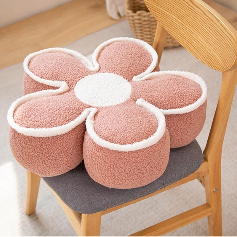Plush Flower Cushion Pillow Soft And Comfortable Floor Cushion For Sofa Or Chair Adds Charm Touch To Any Home Decors