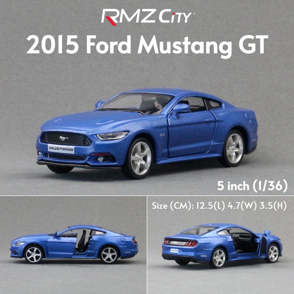 fsbn3 1/36 Ford Bronco Mustang GT F-150 Toy Car Model For Children RMZ CiTY Diecast Metal Miniature Pull Back Collection Gift Kid Boys