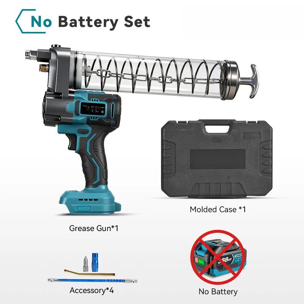 15000PSI Oil Injector Cordless Portable Lubricating Bearing Power Tool High Pressure Electric Grease Gun