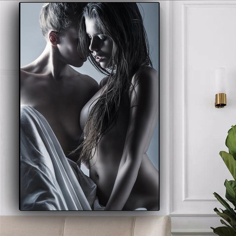 Sexy Woman Prints On Canvas Fashion Art Poster Lady Figure Portrait Paintings for Living Room Wall Art No Frame