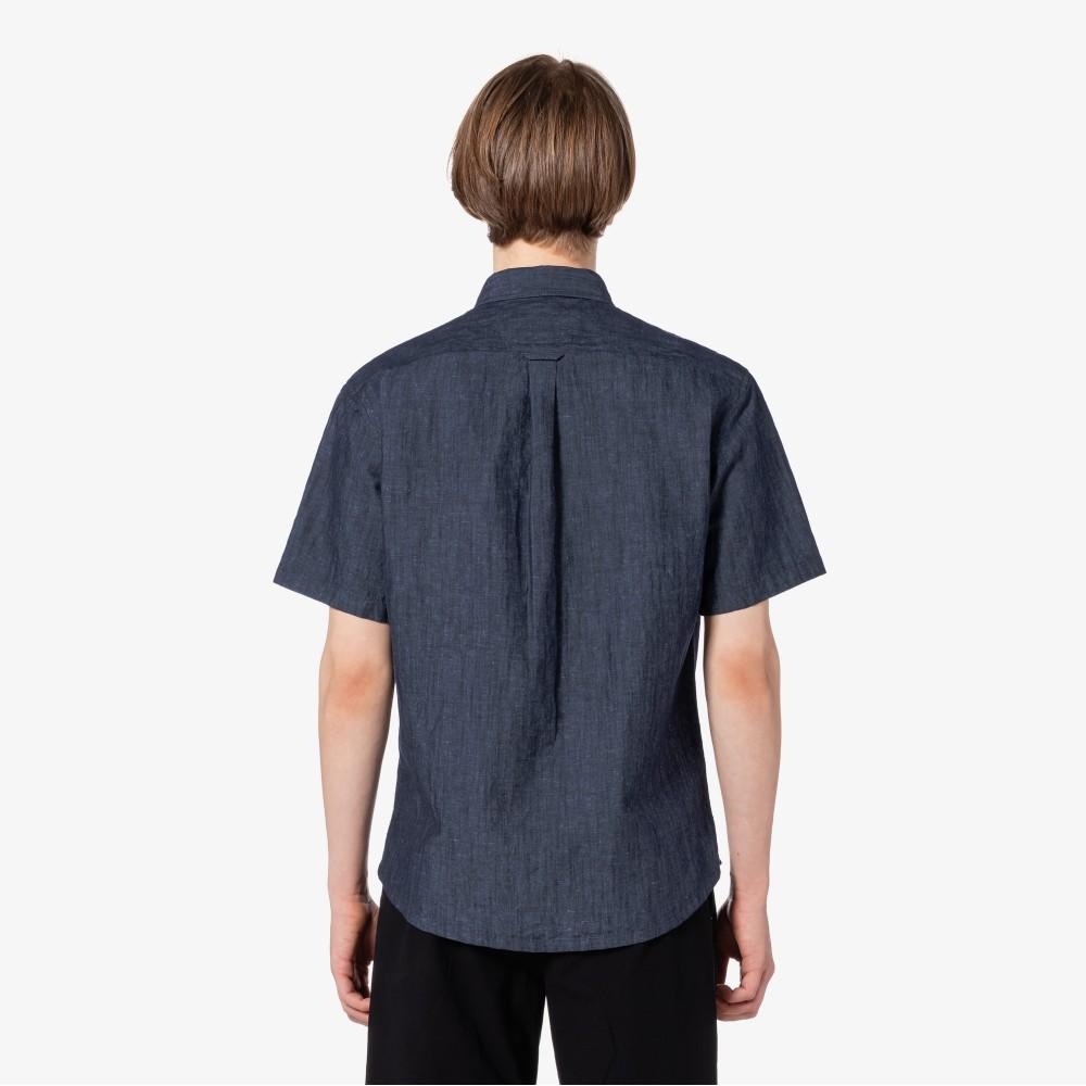 Lacoste Men's Denim Short-Sleeve Shirt CH259E-55G166