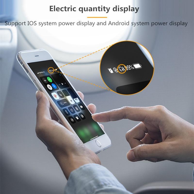 Wireless Bluetooth5.0 Headphone Long Standby Business Earphone with Microphone Waterproof Sport Bluetooth Headset