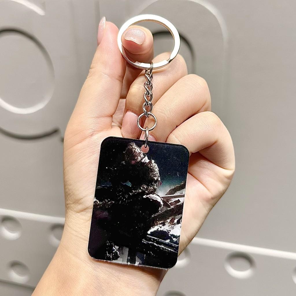 

Colorful And Fun Black Myth Wukong Acrylic Keychain Perfect For Students Colleagues And Loved Ones Wukong 1