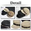 Straw Octagonal CZA122 [White Fang] Cap, Shape, Breathable, Summer, Stylish, Casual, Men's & Women's (Khaki)