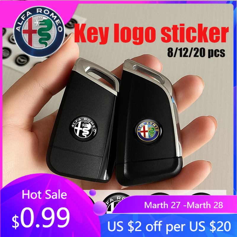 For Alfa Romeo 2026 Hot Sticker Car Styling Lock Keyhole Stickers Key Protection Decals Decoration Accessories For Alfa Romeo Gi