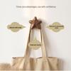 Solid Wood Moon, Star & Cloud Coat Hook for Hallway or Bedroom