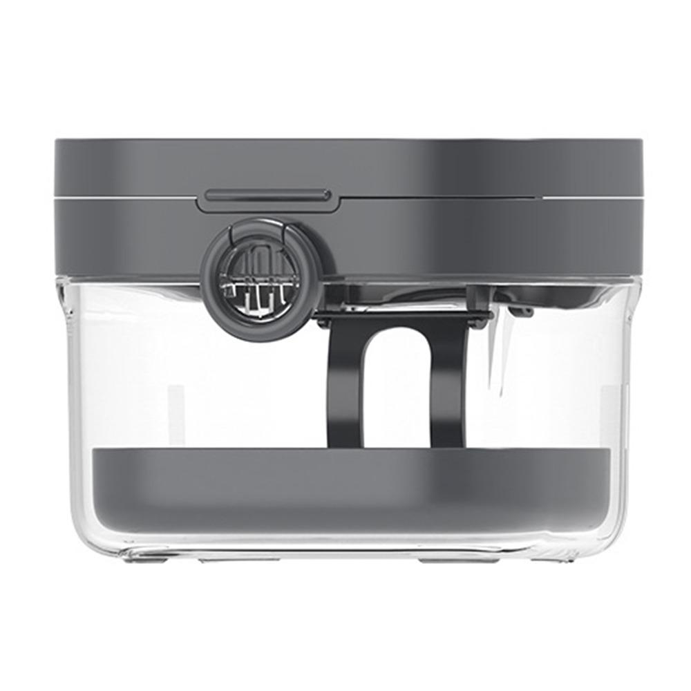 

Transparent Denture Soaking Cleaning Box Universal Orthodontic Retainer Case Orthodontic Supplies серый