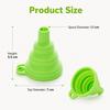 3pcs /Pack Food-Grade Silicone Collapsible Funnel Portable Folding Telescopic Funnel For Kitchen & Household Liquid Dispensing
