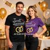 Just Married 40 Years Ago Funny Couple 40th Anniversary Tshirt Y2k The 40th Wedding Anniversary Gifts Apparel For Dad Mom Tees