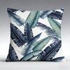 Tropical Rainforest Leaf Buttfly Geometric Abstract Cushion Cover Peach Skin Throw Pillowcase Living Room Home Decor Pillow Case