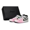 Air Jordan 1 Mid Top Vintage Basketball Shoes Unisex Pink DQ8426-001(Team80-S-BOX)