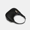 Premium Black Handbag Women'S Versatile Spice Girl Style One Shoulder Underarm Bag Moon Tooth Bag Messenger Bag Women