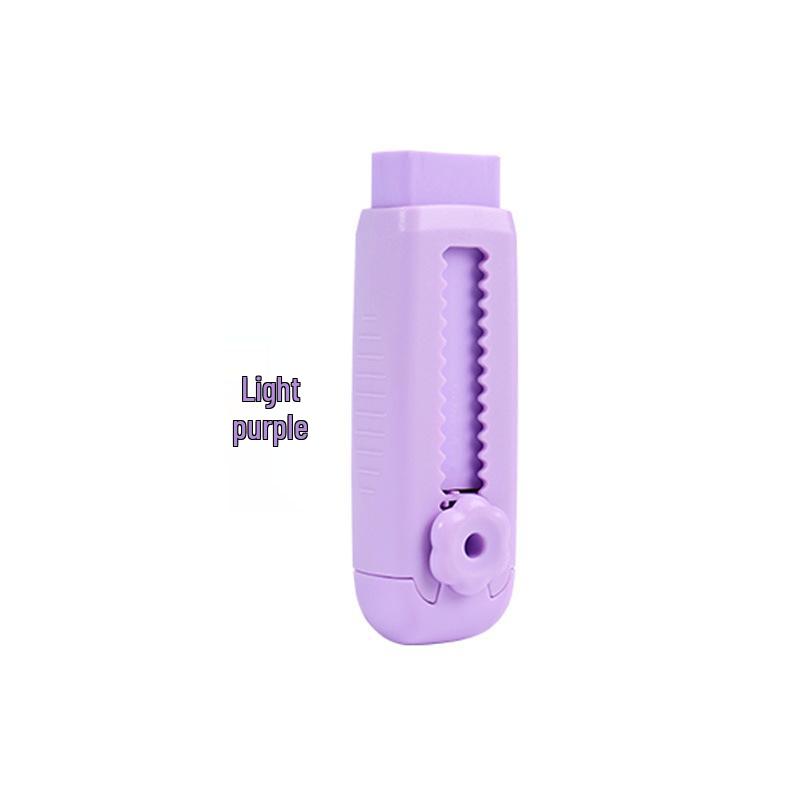 Schoolchild Sliding Eraser with Replaceable Core: Clean, Mark-Free, Low-Shred, Multi-Functional, Customizable Stationery Gift.
