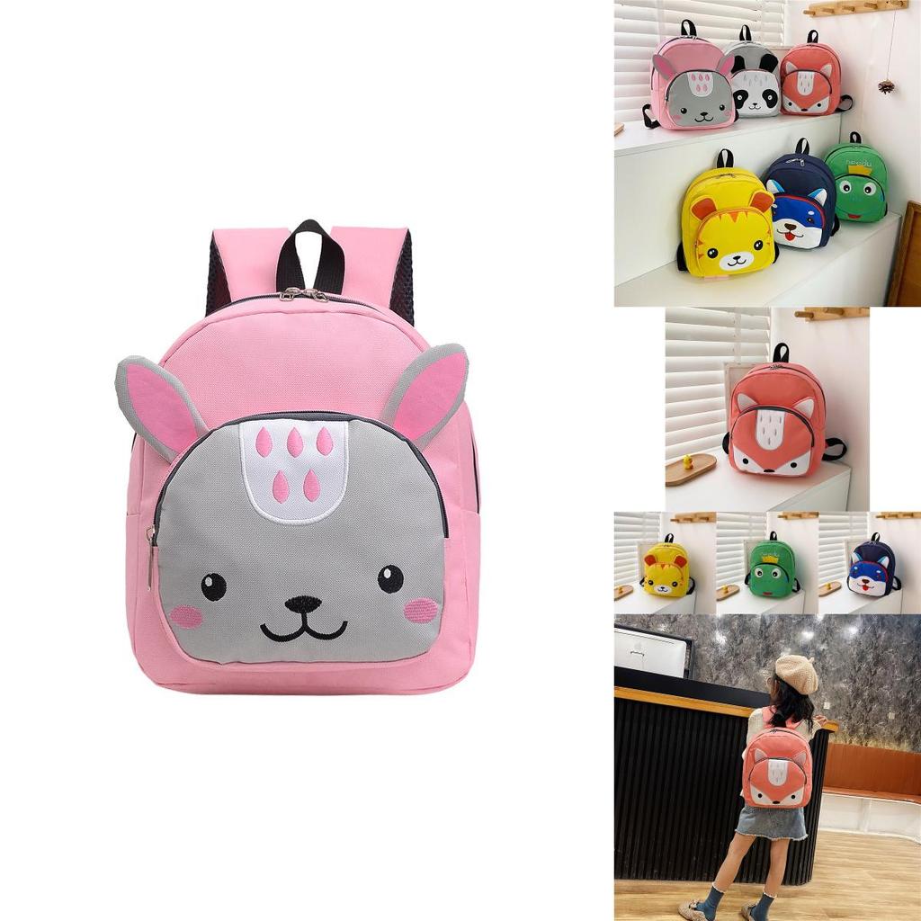 Cute Animal Pattern School Bag For Toddlers Breathable And Wear-resistant