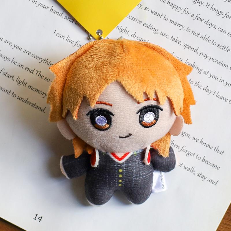 Kawaii Anime Persona Plush Doll Peripheral Keychain Cute Cartoon Stuffed Animals Pendant Toys Gifts Cuddly Fluffy Huggable Comfort Adorable Soft