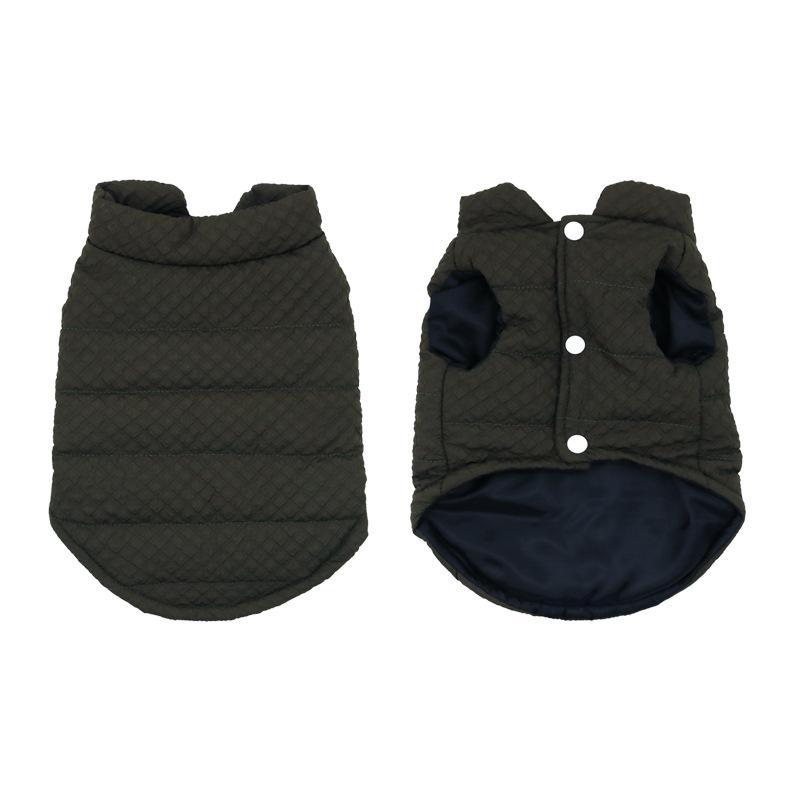 Multicolor Waterproof Winter Dog Jacket - Cotton-Padded, Thick, Warm Vest for Pets