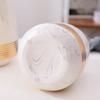 Marble Design Ceramic Vase Golden Circle Flower Vase Water Planting Container Centerpiece Home Decoration Wedding Gift