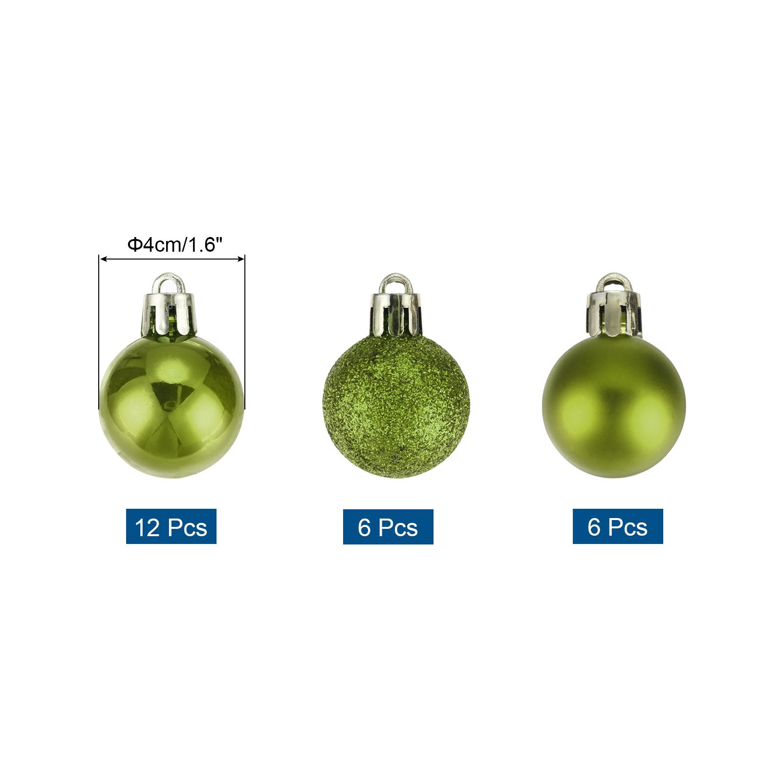 

24pcs 4cm Christmas Ball Ornaments Christmas Tree Decorations Balls for Party Decoration Wedding Holiday Christmas Decor 4cm