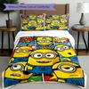 3pcs Duvet Cover Set (1*Duvet Cover + 2*Pillowcase, Without Core), Minions Print Bedding Set, Bedroom Decor, All‑Season, Birthday Gift