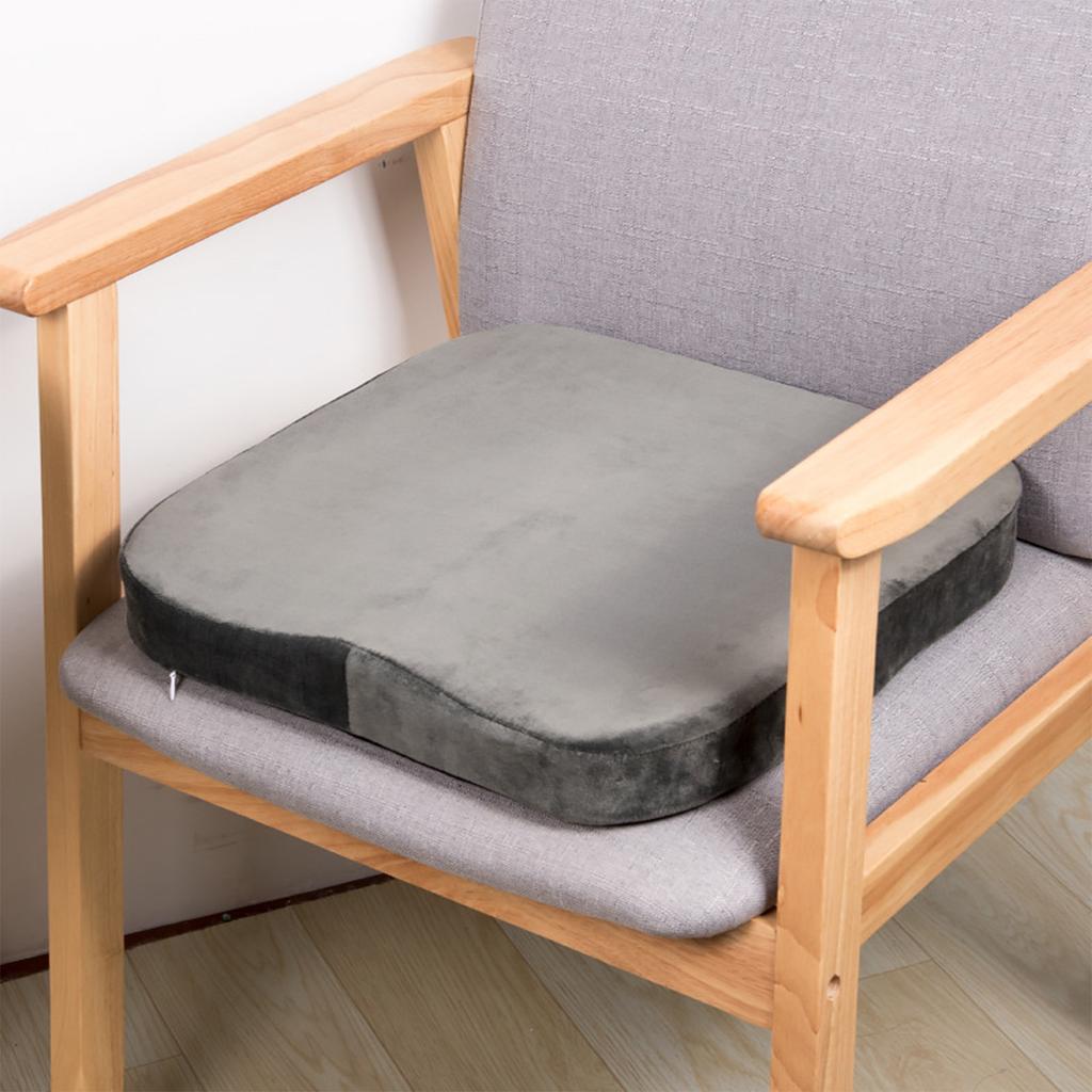Dining Chair Cushion Slow Rebound Thickened Memory Foam and Plush Desk Chair Cushion