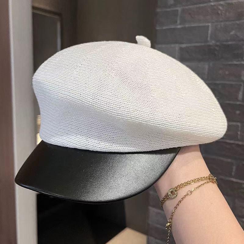 Modern Luxury Octagonal Newsboy Cap - Stylish High-End Accessory