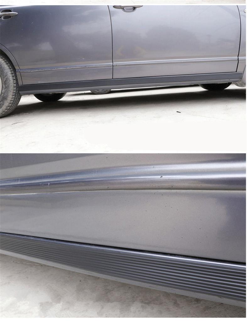 Universal 2M Flexible Rubber Car Side Skirt Anti-Collision Scratch-Resistant
