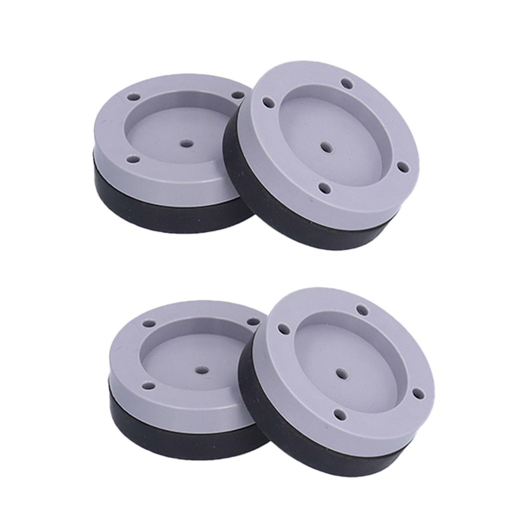 4Pcs Non Slip Anti Vibration Pad Anti Shock Absorbing Feet Pad for Automatic Washing Machine