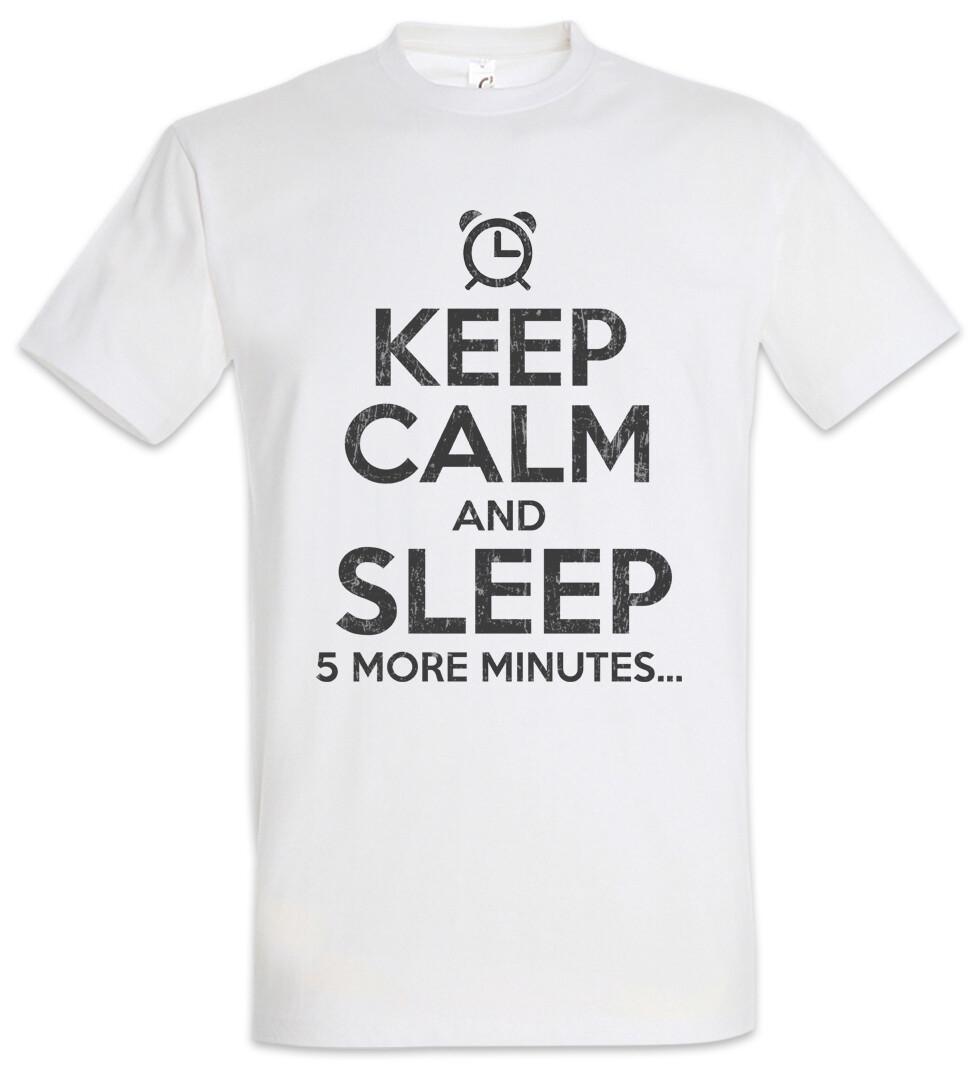 Keep Calm And Sleep T-Shirt Mens Womens Tees Top Fun Chill Chiller Relax Sleep Sleeping XL