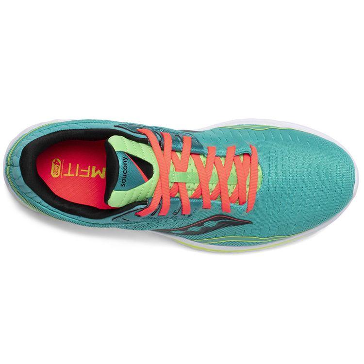 Saucony Kinvara 11 Cushioning Low Top Running Shoes Men sneaker Blue Green S20551-10
