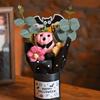 Scene Layout Creative Pumpkin Bouquet Bat Cylinder Halloween Decoration Resin Leaves Ghost Desktop Ornament Party Decor