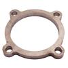Turbo Downpipe Adapter Flange 76mm 4 Bolt Steel Gasket Assembly for Garrett T3 T4 GT35