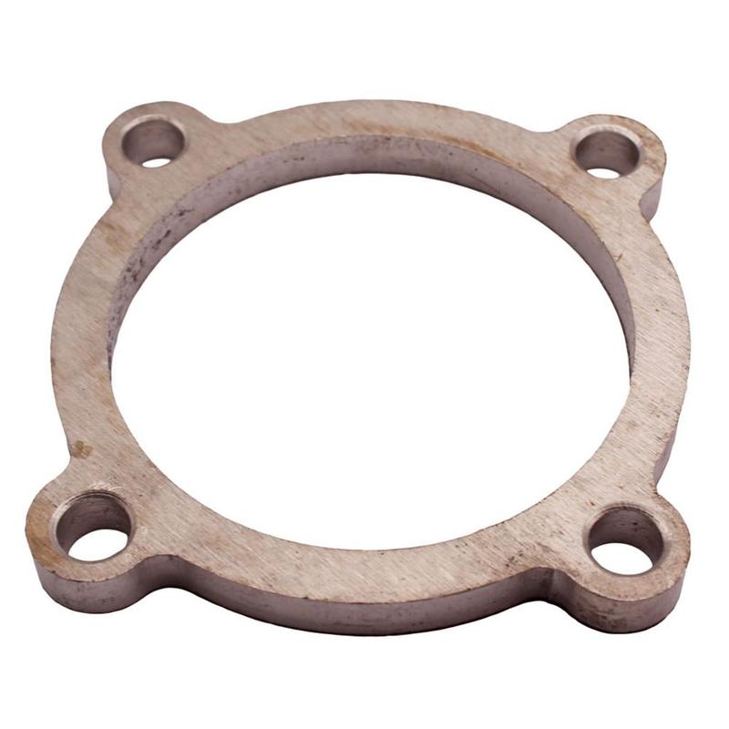 Turbo Downpipe Adapter Flange 76mm 4 Bolt Steel Gasket Assembly for Garrett T3 T4 GT35