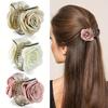 1/3Pcs Fashion Elegant Rose Hair Clips Headwear Double-sided Hairpins Hair Accessories Hair Claw for Women Girls